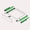 SET CALAIX VIONARO H89x300mm BLANC LQ 40kg