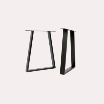 POTA TAULA ANGLE POSITIU NEGRE MATE (SERIE CLARENCE)
