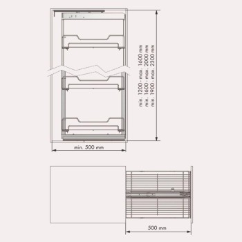 KIT BASTIDOR COLUMNA GAMMA CLASSIC