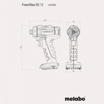 TREPANT-COLLADOR METABO POWERMAXX BS 12