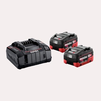 SET BASIC 2 BATERIES METABO 18V I CARREGADOR