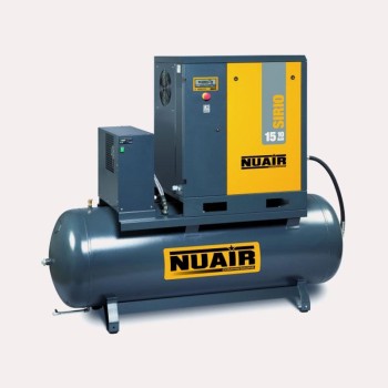 COMPRESSOR DE CARGOL NUAIR SIRIO 8-10-500 ES AMB CALDERA I SECADOR