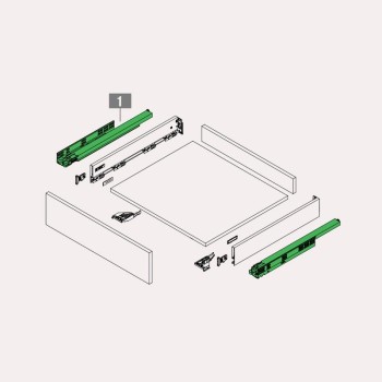 GUIA DRETA DYNAPRO 270mm 40kg LQ TMSC F130107795211