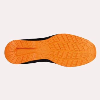 ZAPATO GRUMMAN S3S F0 SR NEGRO-NARANJA