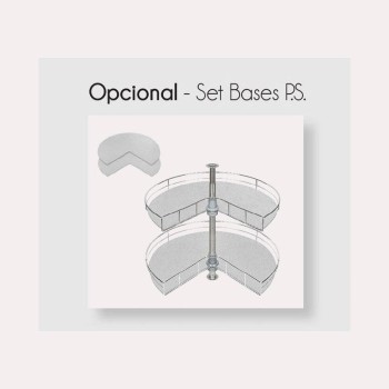SET BASES P.S. PER SAFATA GIRATÒRIA DE 270º GAMMA ECO